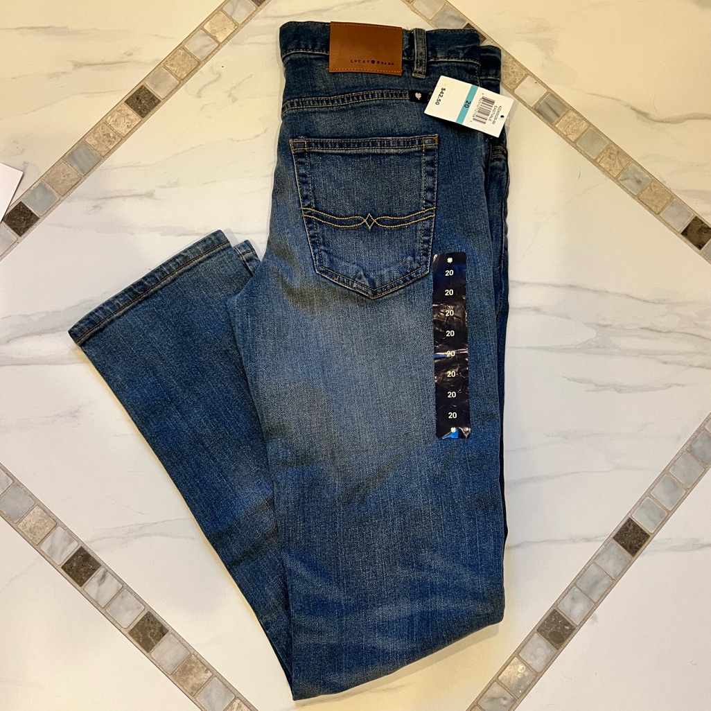 Lucky Brand Jeans Boys Size 20 Brand New With Tags
